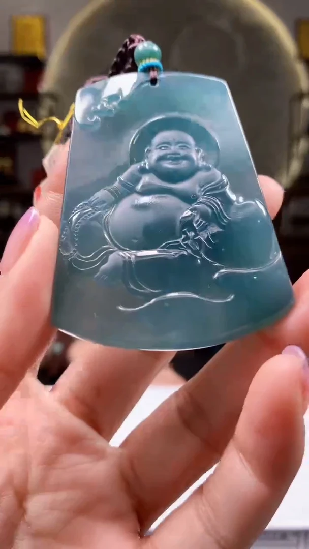 定制翡翠未镶嵌1097jj-毛货挂件33