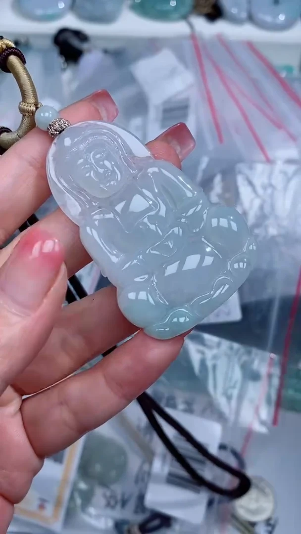 翡翠未镶嵌颈饰吊坠
