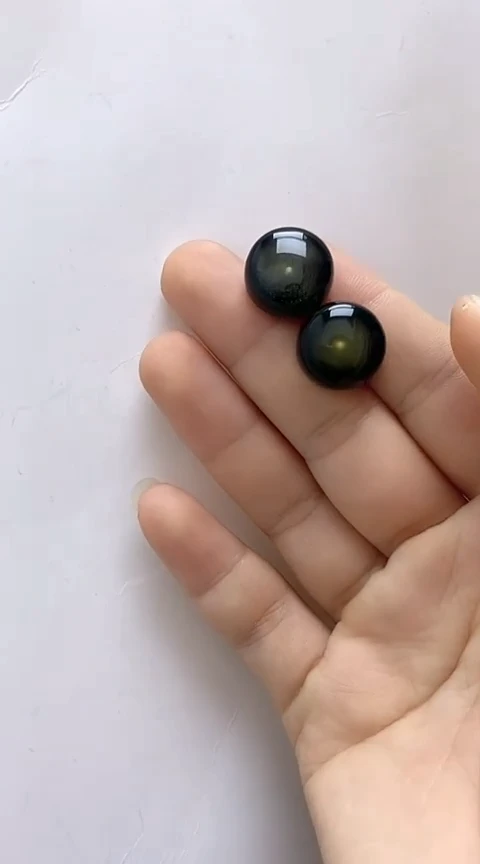 【闪购商品】琥珀裸石银S925镶嵌琥珀耳钉