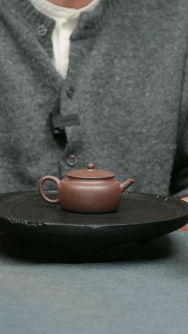 【闪购商品】紫砂茶壶五堂 桑扁-底槽清