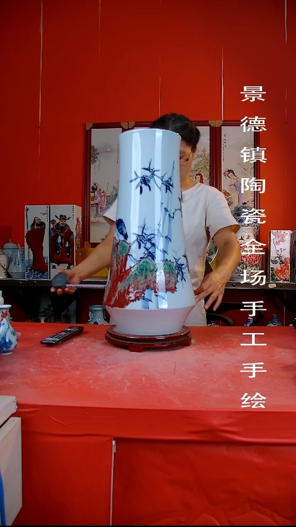 摆件景德镇陶瓷 全场手工手绘
