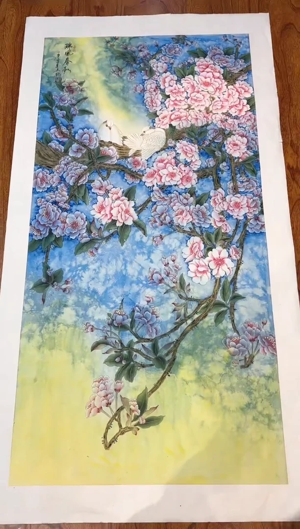 【闪购商品】国画周建真老师绘画作品18-22