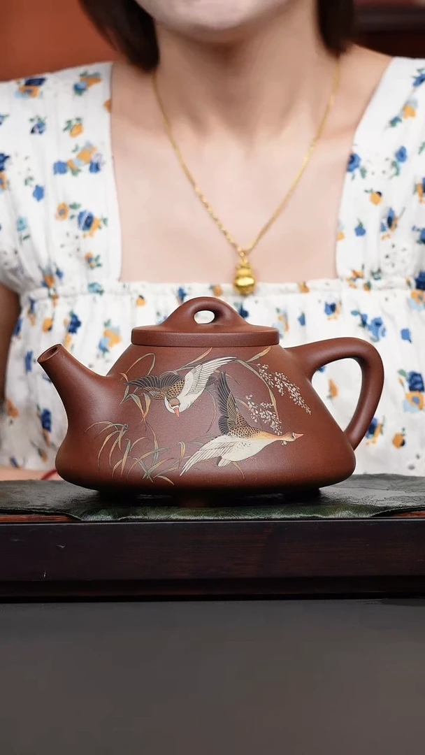 茶壶紫砂孤****狼石瓢