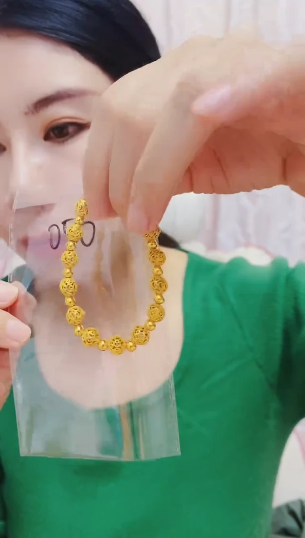 合金无050绣球手链