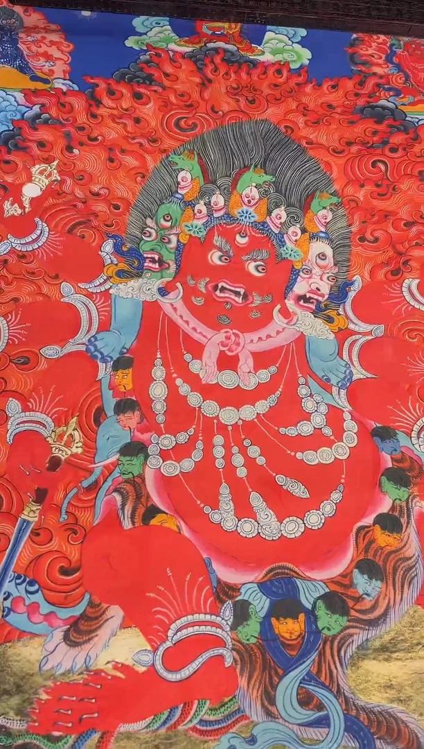卷轴画东东唐卡tk160