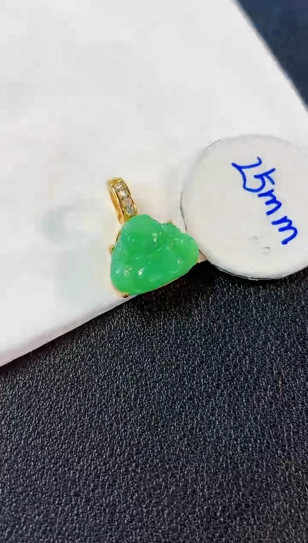 翡翠未镶嵌颈饰 缅料A货/支持复检/一件