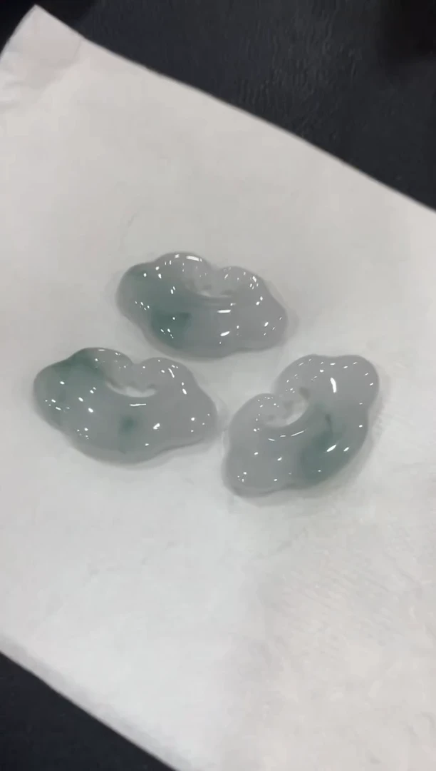 翡翠未镶嵌吊坠(不含链)如意 多样性发货1件