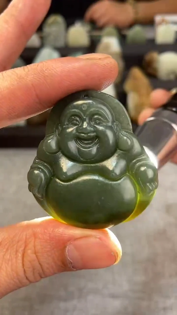 吊坠(不含链)未镶嵌和田玉和田玉佛公