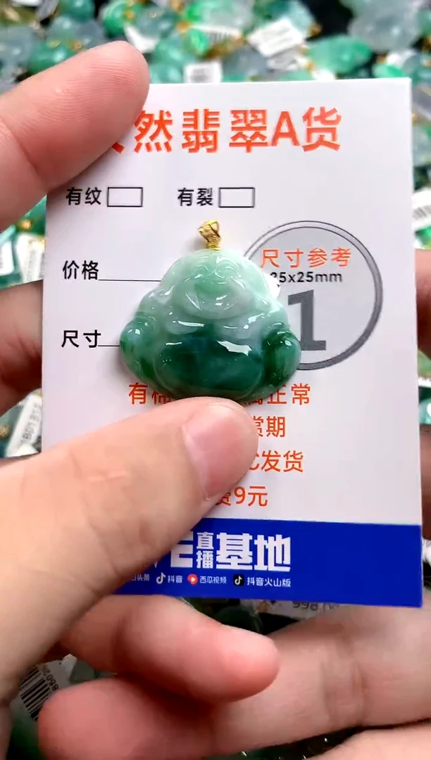 颈饰18K金镶嵌翡翠0315429071