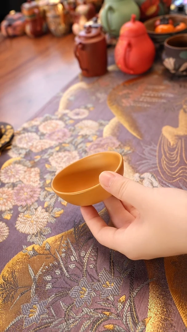 茶壶紫砂黄段元宝杯