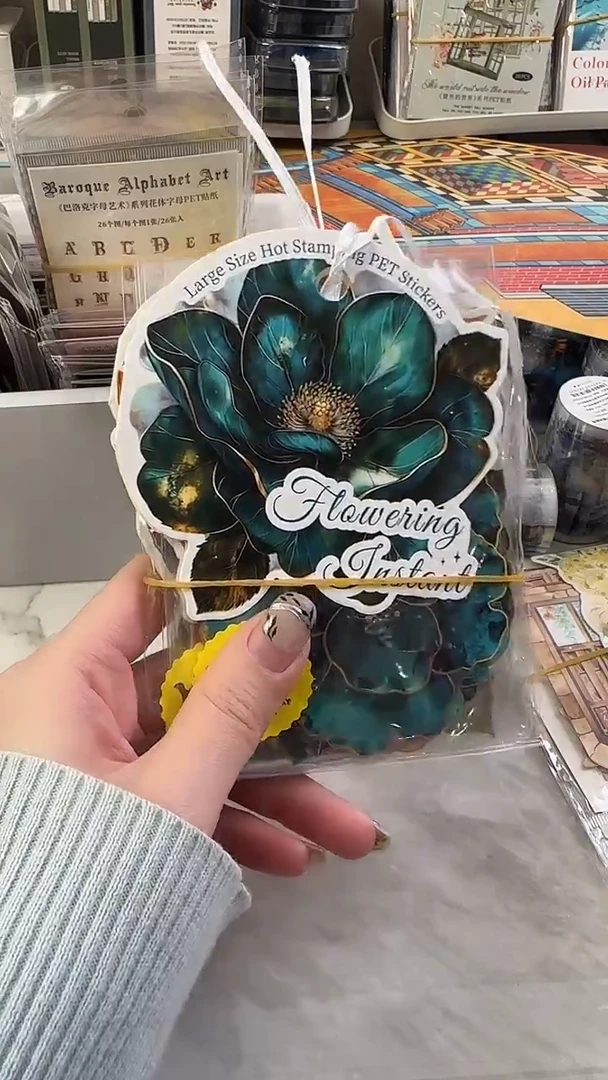 花开瞬间贴纸 6款