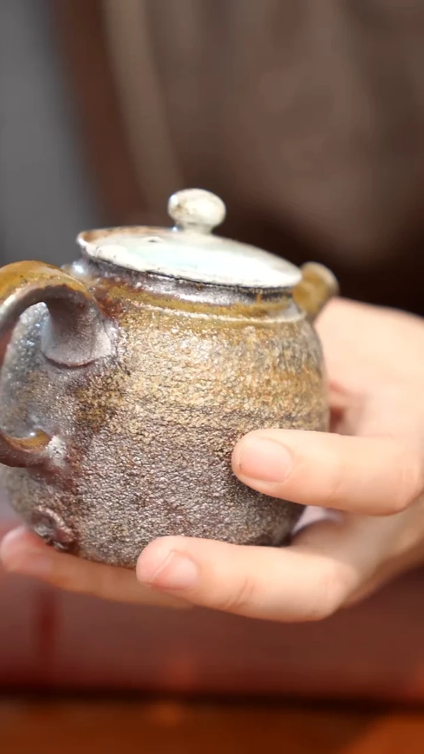 陶瓷奢瓷/瑞寅柴烧茶器（壶）1433瑕疵