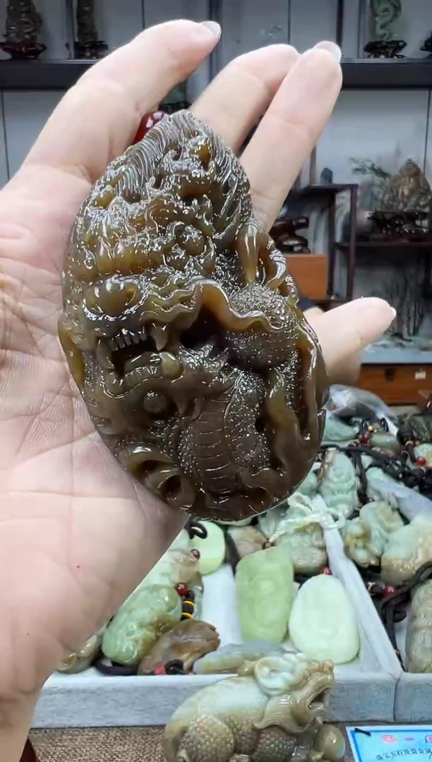 和田玉未镶嵌把件1