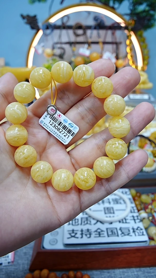 【闪购商品】蜜蜡手串未镶嵌******13+