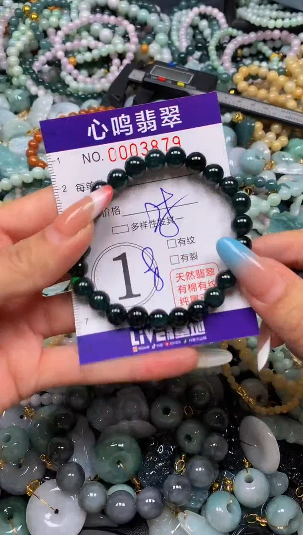 翡翠未镶嵌颈饰闪购003879