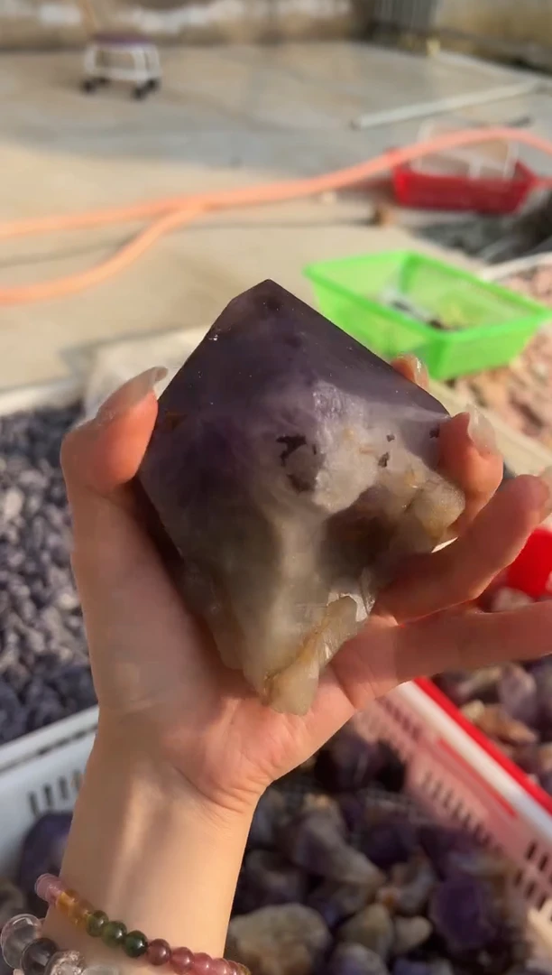 未镶嵌大型摆件（非配饰）水晶534紫水晶