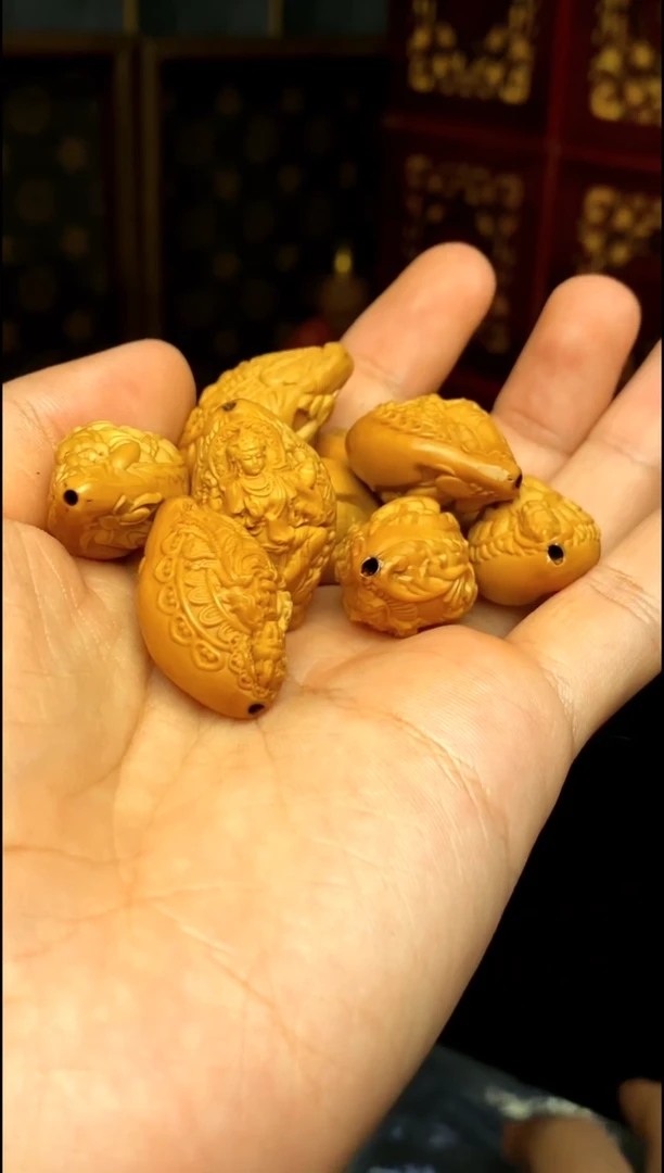橄榄核手串/手链狼*腾橄榄核精品核雕