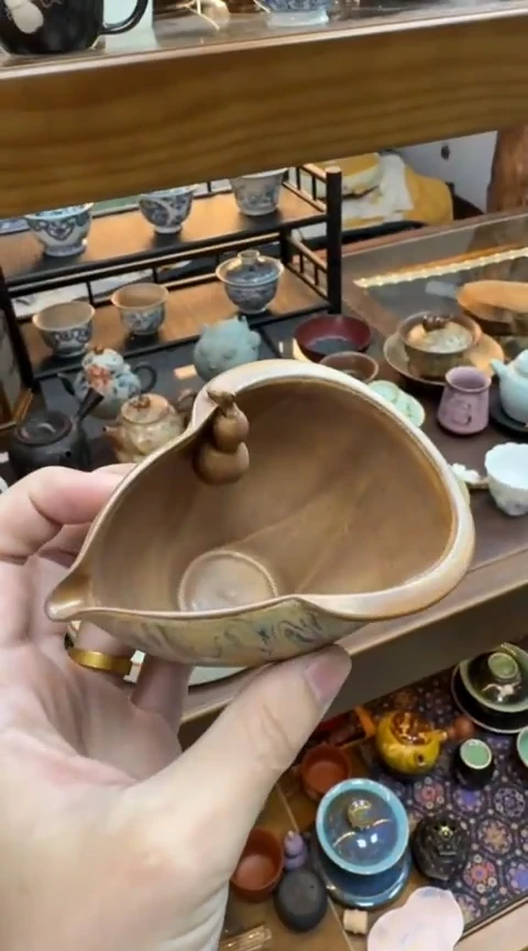 摆件陶茶具茶具茶具敦煌葫芦公道杯
