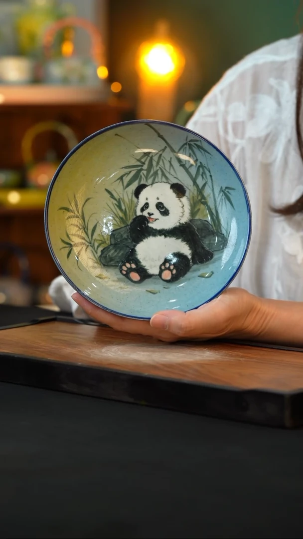 杯手绘心瓷陶瓷浮力