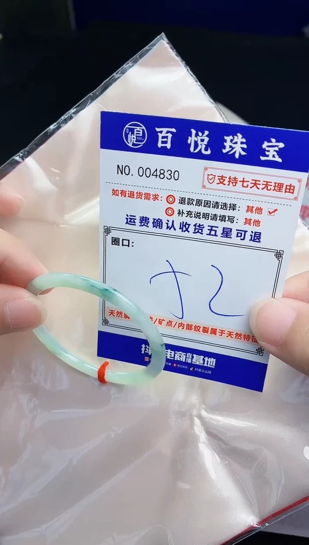 未镶嵌手镯翡翠手镯