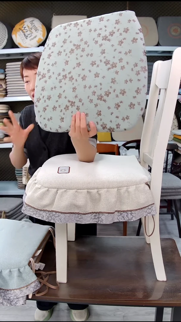 布碎花记忆棉：绿色4个