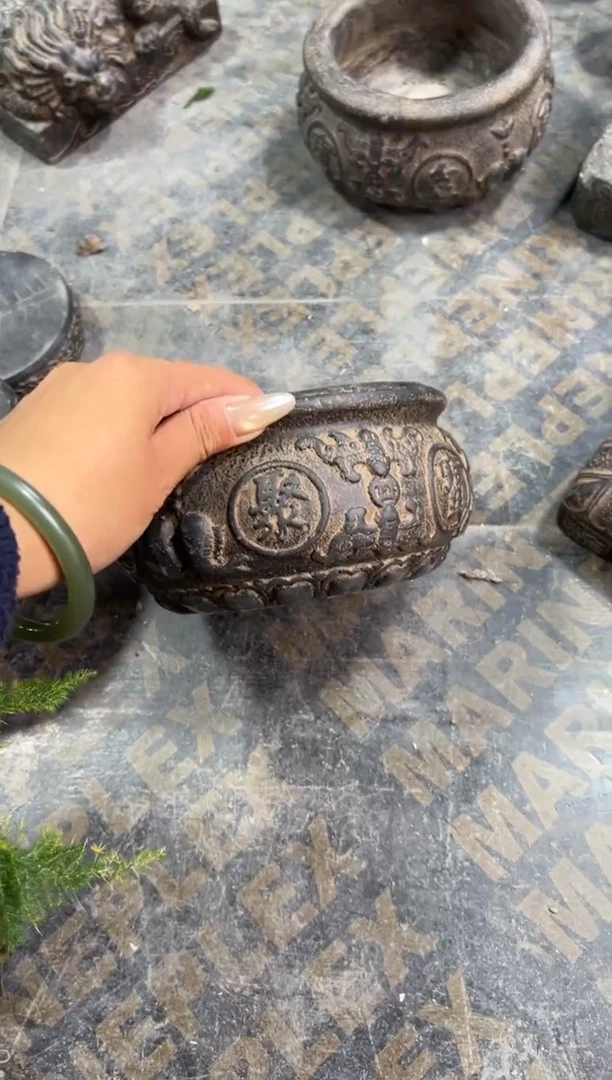 陶土【火山泥】聚宝盆