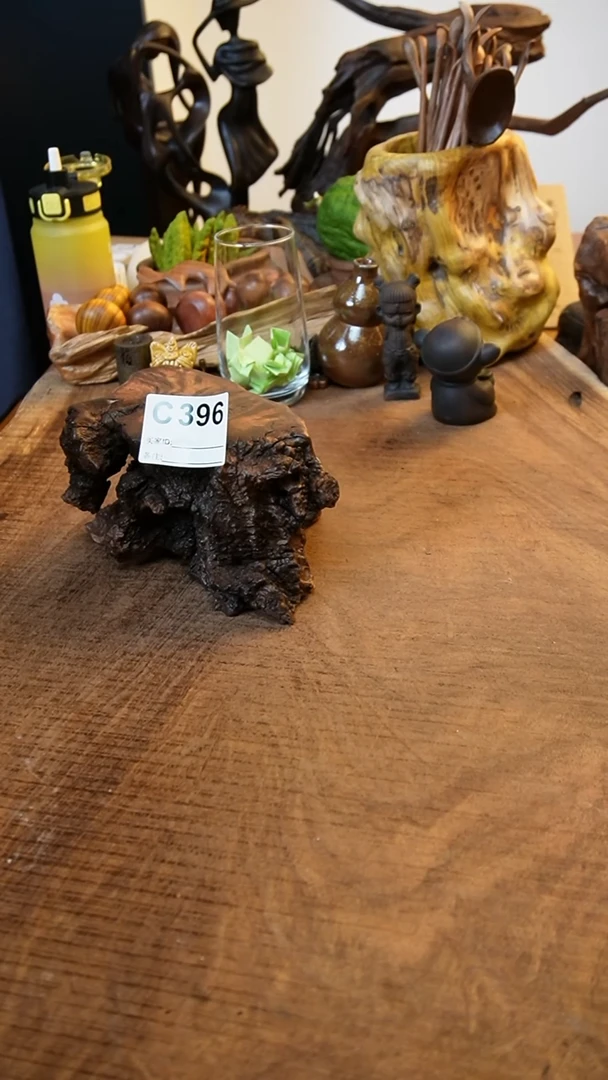 火***阳C396鹰瞳手作硬木工艺小底墩