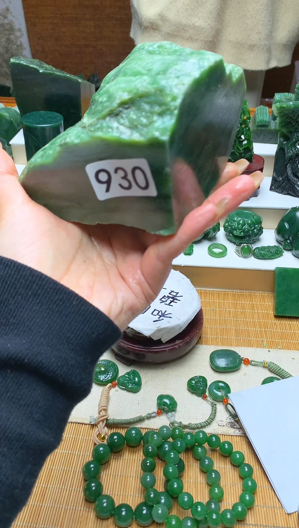 未镶嵌和田玉珠宝半成品1