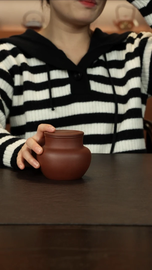 【闪购商品】紫砂茶壶直播福利小茶叶罐紫泥约100克