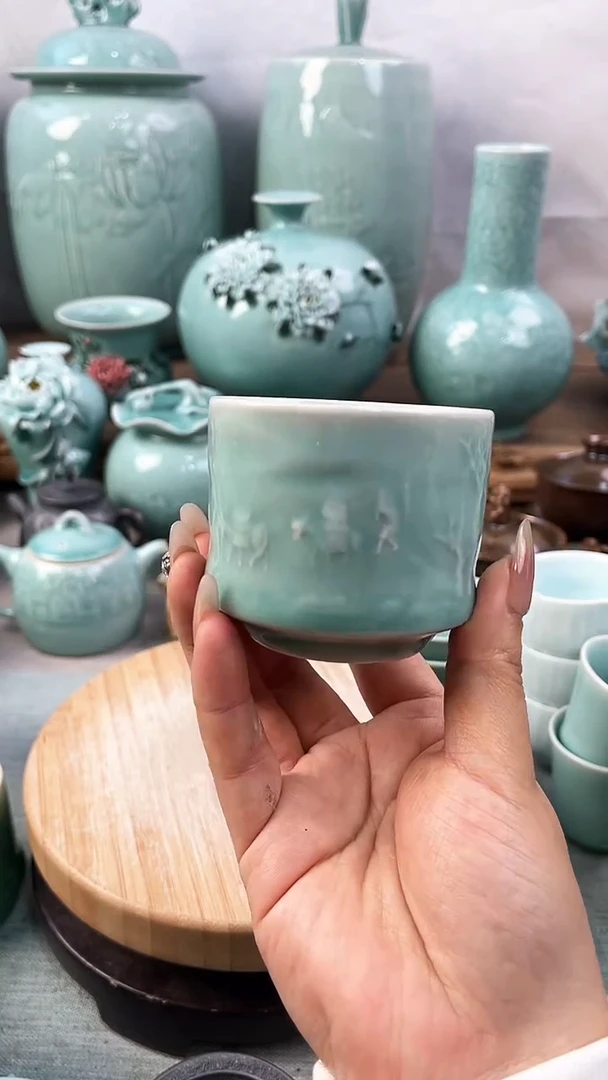 【闪购商品】特价 微瑕 慧仙青瓷