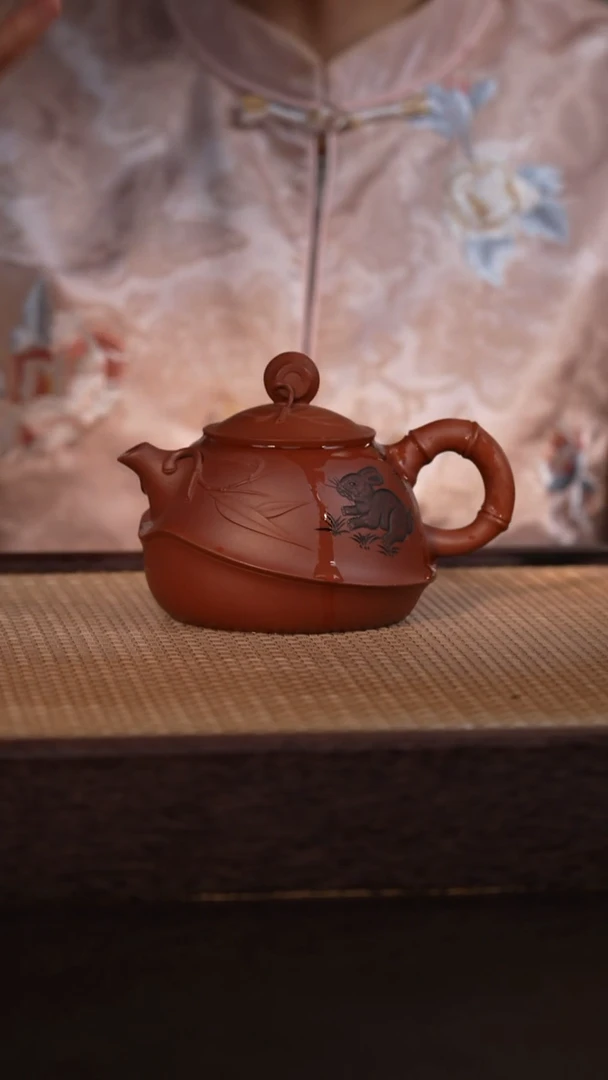 茶壶紫砂紫泥 350cc