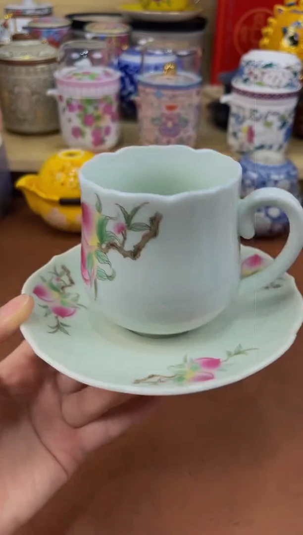 陶瓷茶具摆件旅行套组