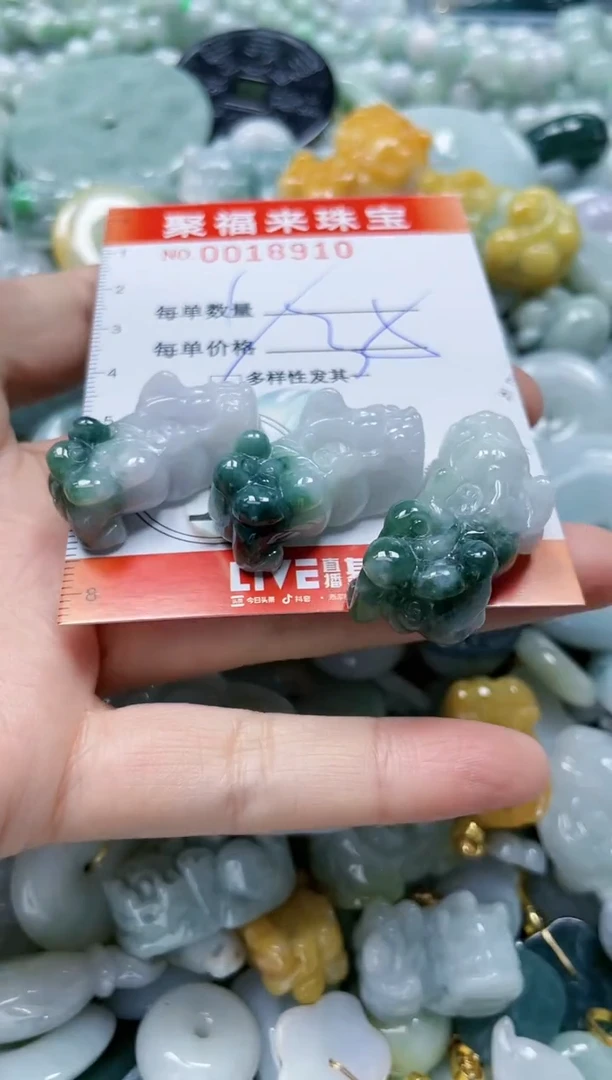 【闪购商品】翡翠颈饰未镶嵌闪购0018910多样性发其一