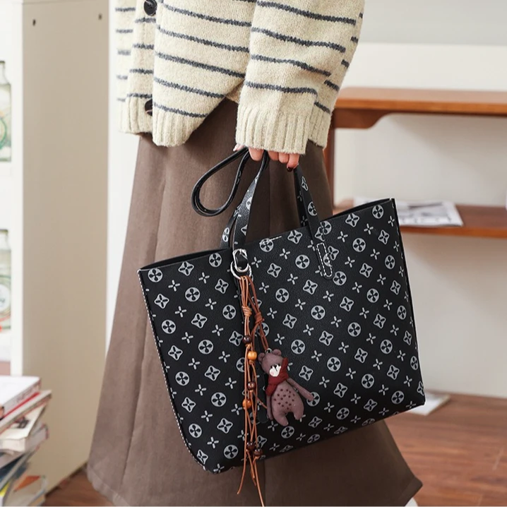 diy材料套z手工托特包简约时尚复古潮包大容量单肩腋下包送朋友