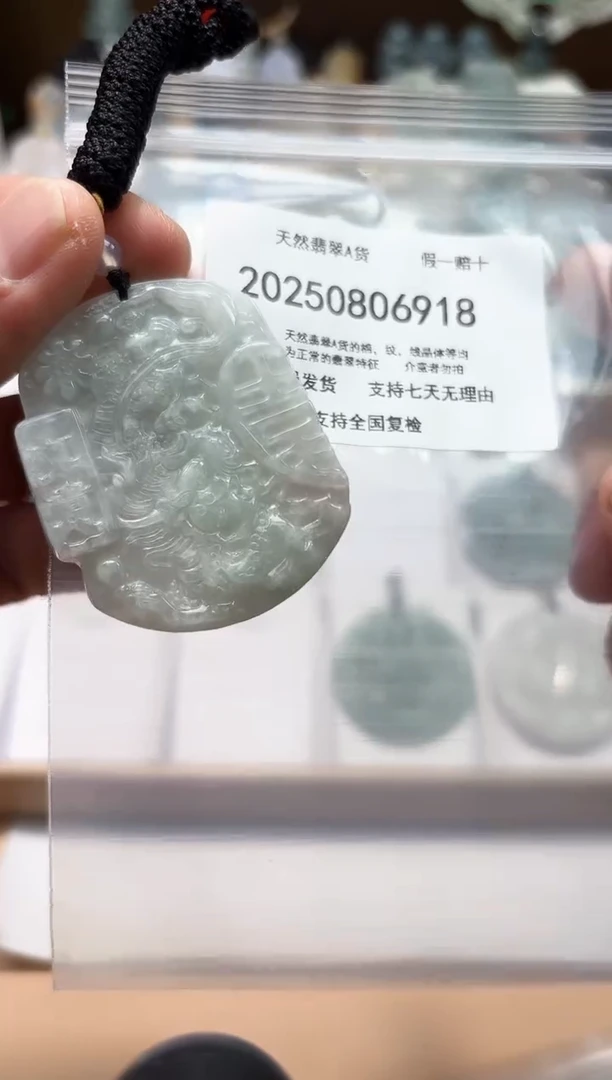 颈饰未镶嵌翡翠天然A货翡翠20250901