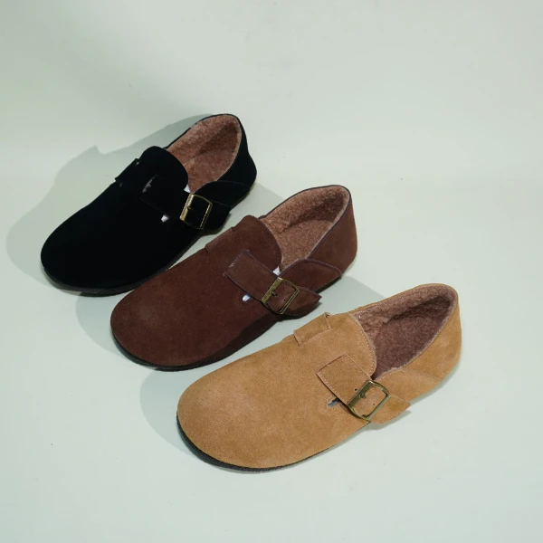 23101 勃肯单鞋女2024秋季新款百搭懒人一脚蹬软底博肯大码女鞋