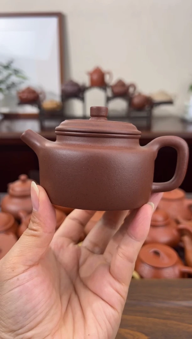 茶壶紫砂紫泥德钟壶150CC