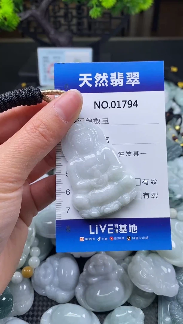 颈饰未镶嵌翡翠天然缅甸翡翠1794