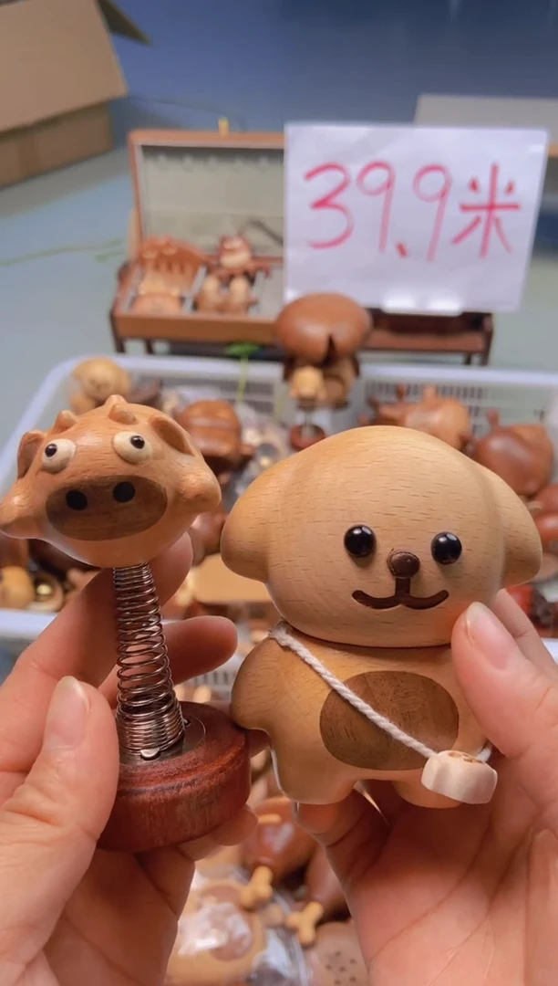 线条小狗+飞天牛