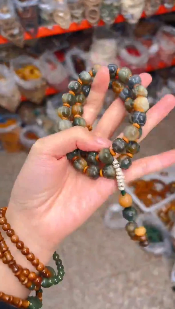 吊坠菩提根/象牙果敦煌事事如意双圈手持