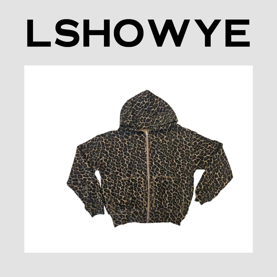 LSHOWYE｜豹纹卫衣外套 B381