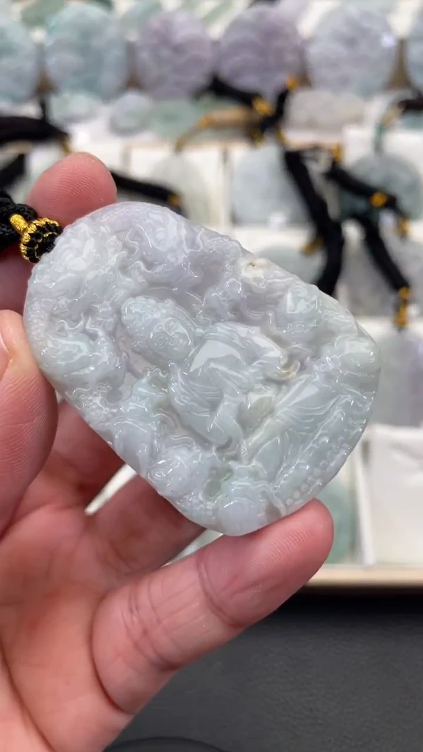 颈饰未镶嵌翡翠天然缅甸翡翠A货133