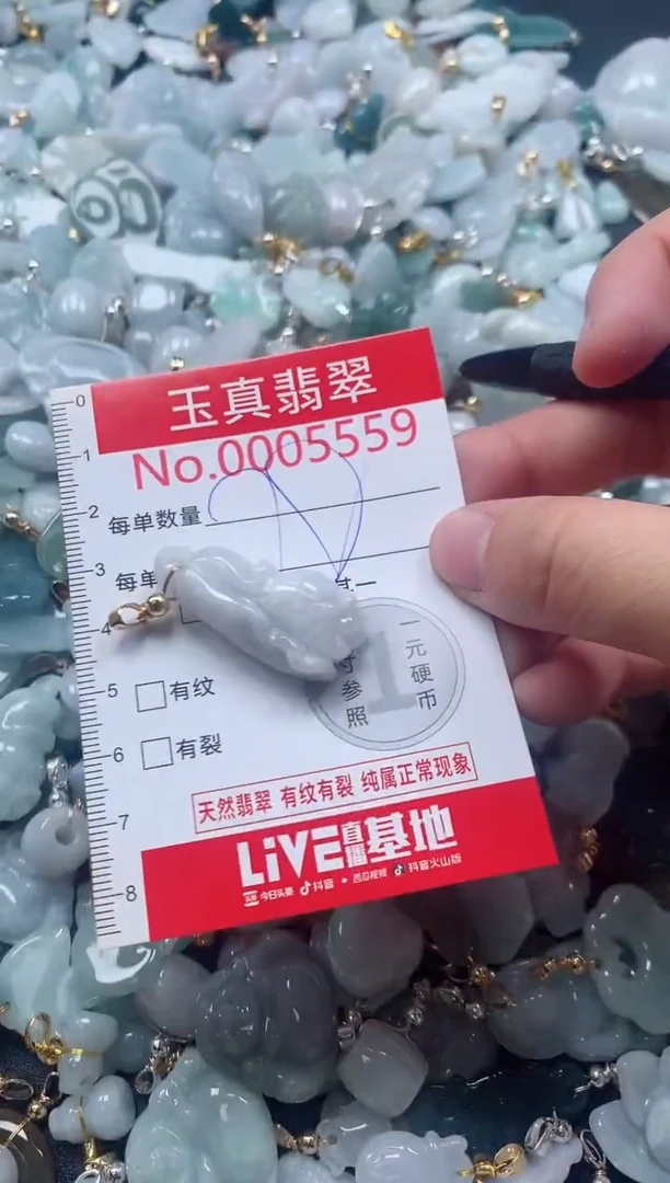 吊坠(不含链)未镶嵌翡翠5559