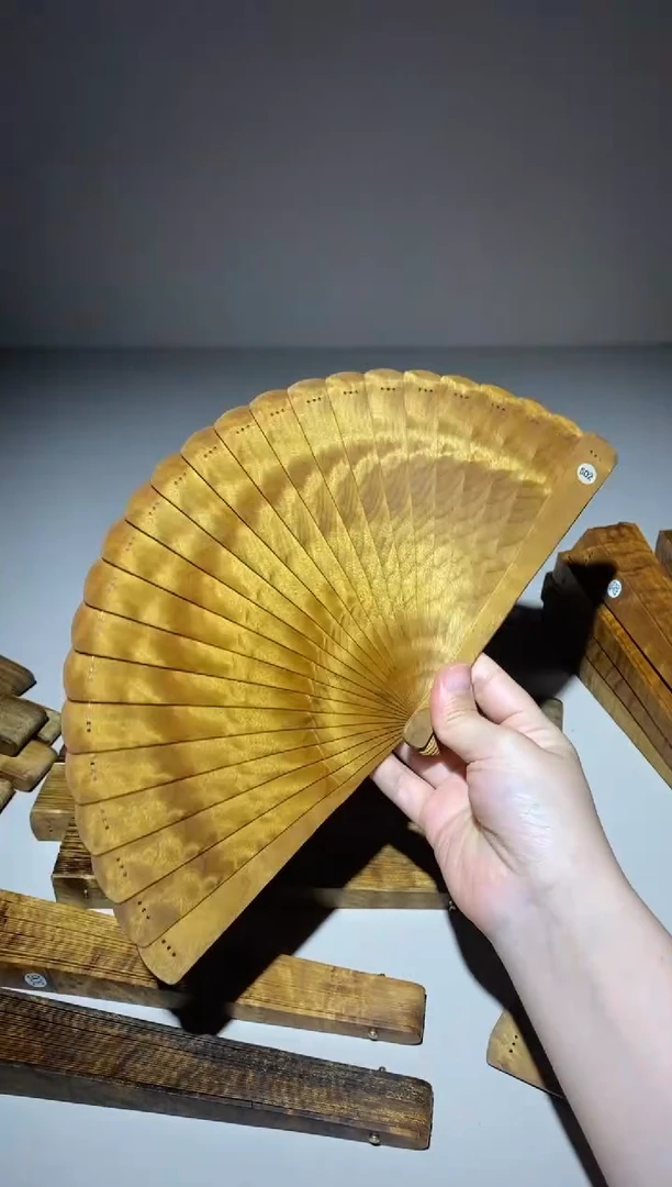 金丝楠用****018cm金丝楠木小叶桢楠扇502