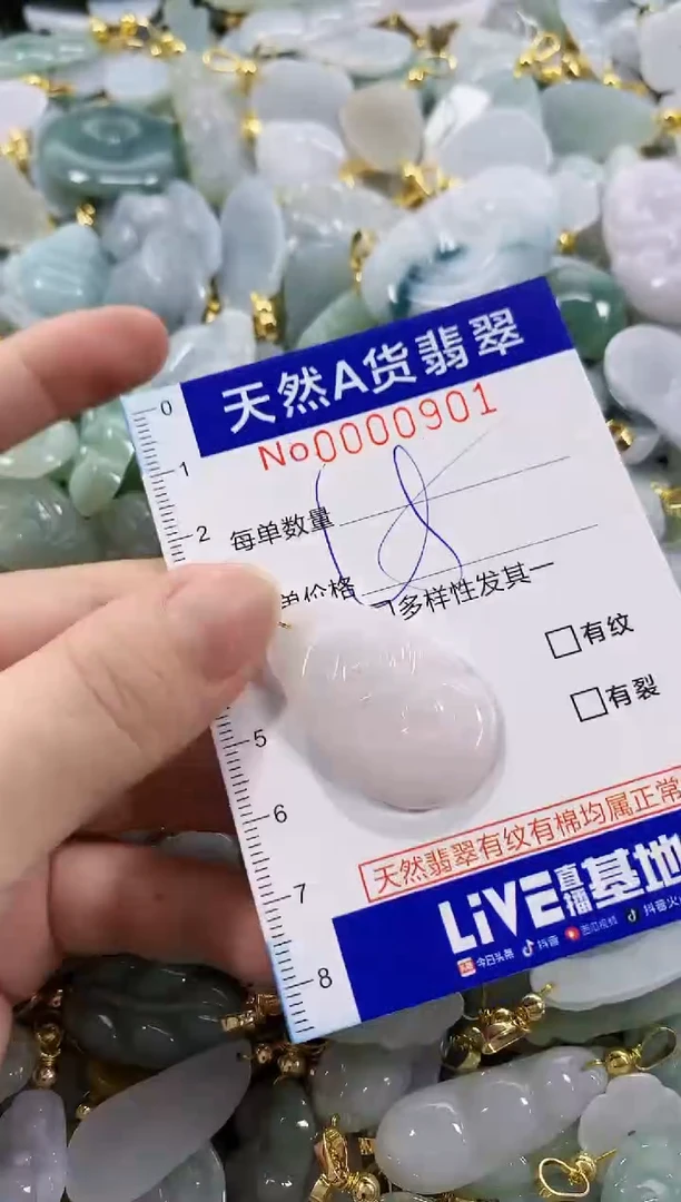 颈饰未镶嵌翡翠天然A货翡翠