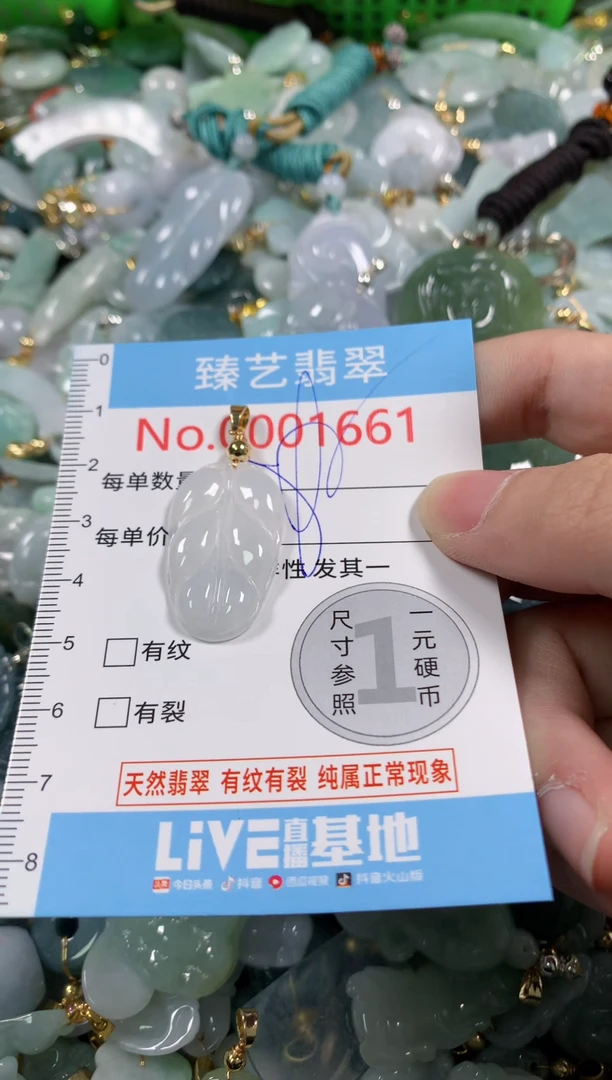 吊坠(不含链)未镶嵌翡翠1661