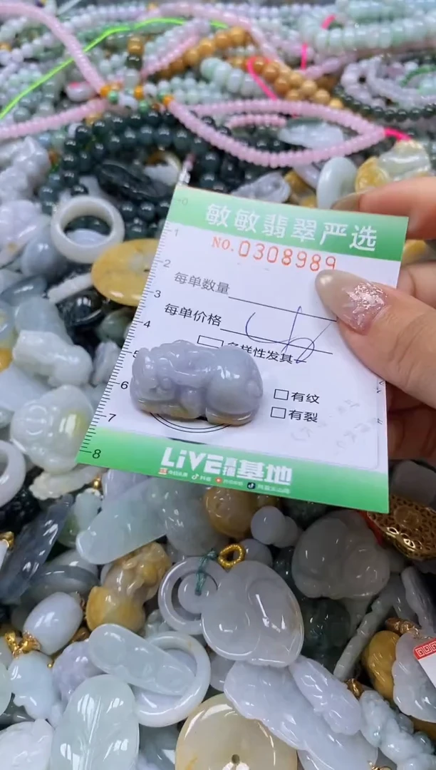 翡翠未镶嵌颈饰闪购0308989