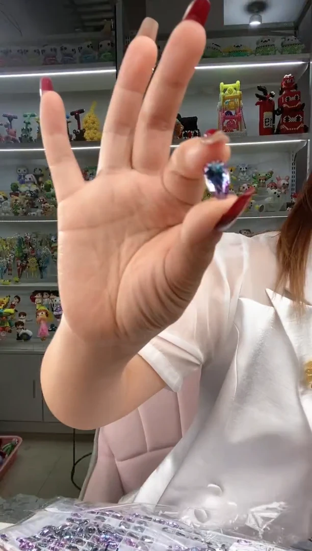 玻璃1133胸针材料包1套高端紫