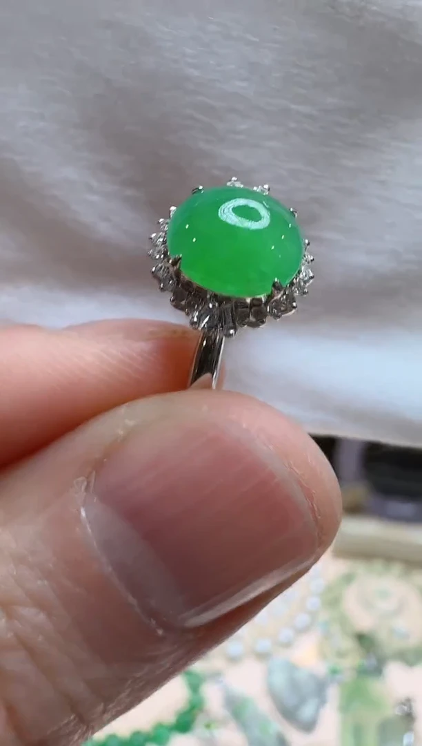 【闪购商品】翡翠戒指18K金镶嵌多样性团购发一件