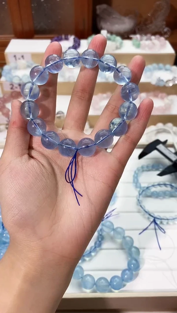 【闪购商品】水晶手串未镶嵌海蓝宝手串
